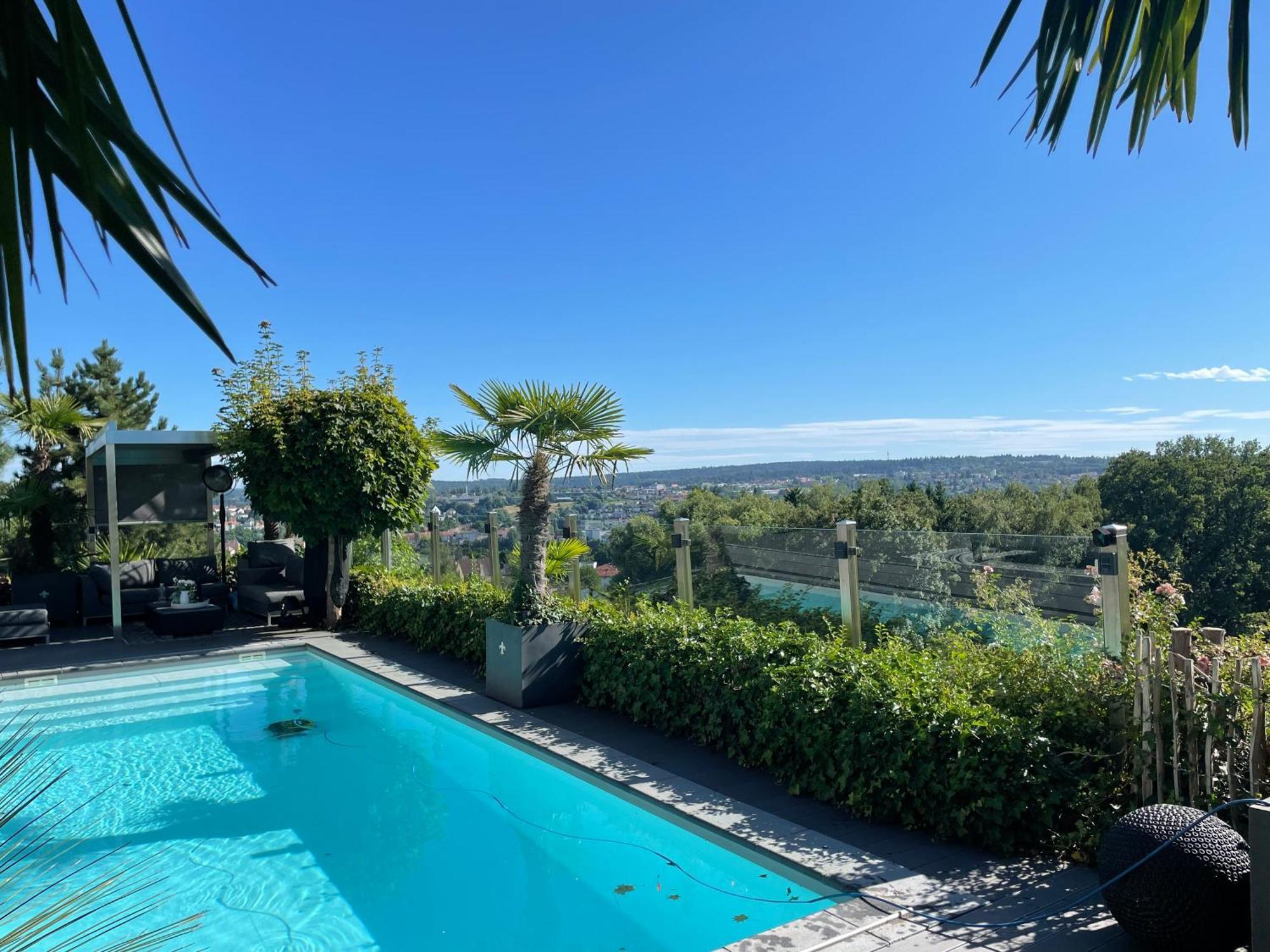 Beach-House Mit Alpen- Stadt- Und Poolblick , Wlan Villa Passau Eksteriør billede